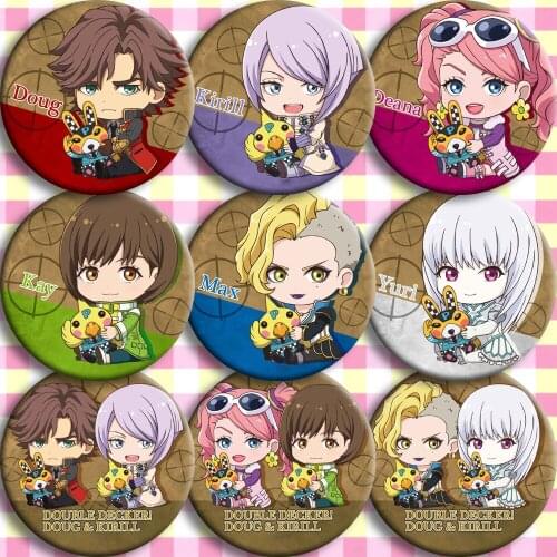 Animation A DOUBLE DECKER 58mm round cool badges Brooch