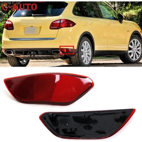 Car Rear Bumper Taillight Reflector Light For Porsche Cayenne 2011 2012 2013 2014 95863110500 95863110600 Parking brake lamp