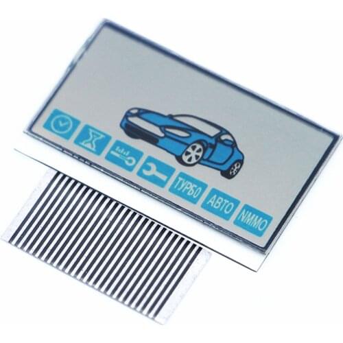 A93 Keychain LCD Display Screen for Starline A93 Russian 2 way Car Alarm System lcd Remote Control Anti-theft Accessories