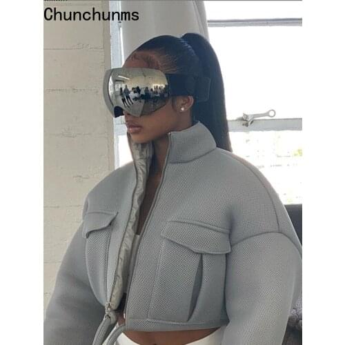 Женские короткие куртки CHUNCHUNMS China At AliExpress