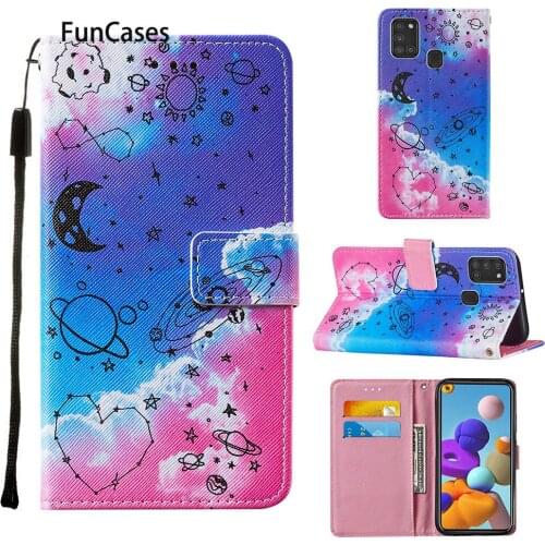 Hot Selling PU Leather Flip Phone Case For Samsung A01 Galaxy capinha A11 A31 A30 A21S A21 M11 Estuche Smart Phone Covers Wallet