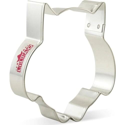 KENIAO Owl Cookie Cutters Woodland Animal Fondant / Bread / Sandwich / Biscuit Cutter for Kids - 7.2 x 8.7 cm - Stainless Steel