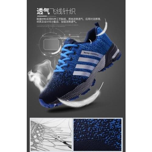 Men Running Breathable Outdoor Lightweight Sneakers for Women Comfortable Couple Cushion Flats Training