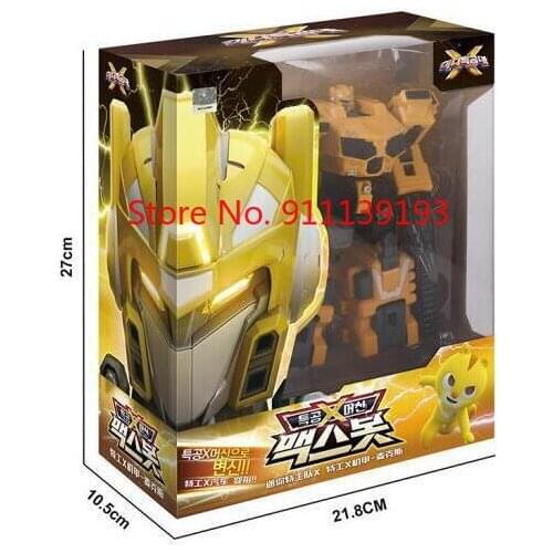 Mini Force Transformation Robot Toys Action Figures MiniForce X Simulation Car Airplane Deformation Mini Agent Toy Gold Ver X1