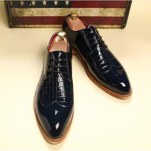Plus size new high quality Oxford mens shoes mens designer office business luxury wear-resistant party shoes zapatillas hombre