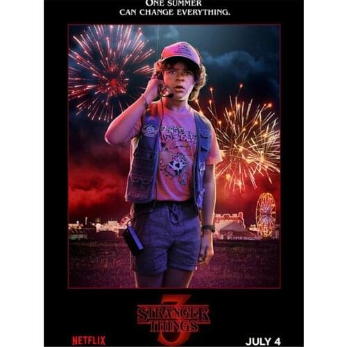 Stranger Things DIY Cross Stitch 11CT Embroidery Kits Craft Needlework Set Cotton Thread Printed Canvas Home Sell