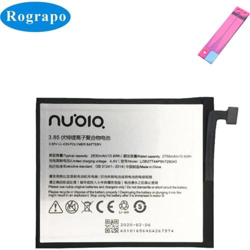 New 2830mAh Li3827T44P6h726040 Original Mobile Phone Battery For ZTE Nubia Z11 Mini NX529J Batteries Accumulator