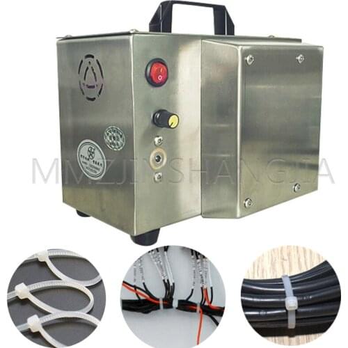 220V Semi-Automatic Small Cable Tie Machine Plastic Cable Tie Strapping Machine 60W High Power Cable Tie Machine