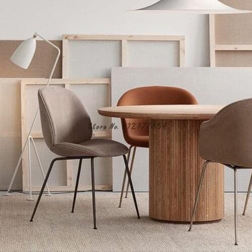 Nordic light luxury home dining chair restaurant modern minimalist designer creative beetle chair bedroom net red makeup chair