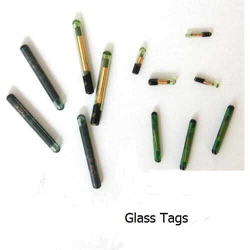 100pcs Customed TK4100 readble 125KHz Rfid ID Capsule Glass Tag