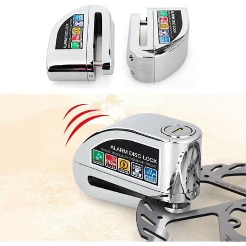 Alarm Lock Security Anti Thief Motorbike Motorcycle scooter Wheel Disc Brake Anti-theft Lock Burglar Alarm
