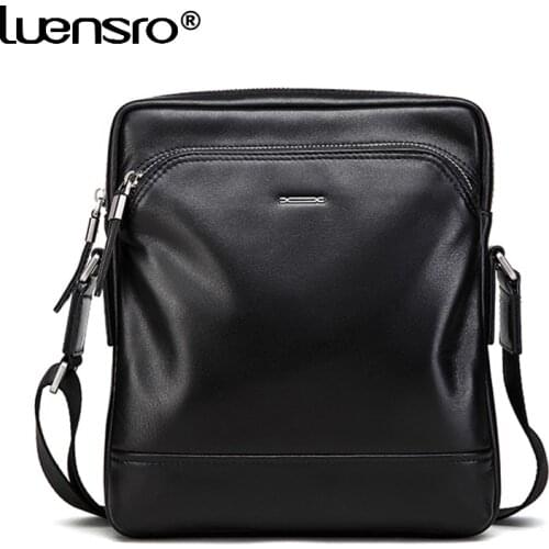 2021 New Fashion Genuine Leather Crossbody Bags for Men Bag High Quality Casual Male Bags Waterproof Men Shoulder Bag Messenger