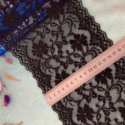 TD1820 16cm wide color lace lace accessories Fashion Mesh skirt decorative soft fabric black lace accessories