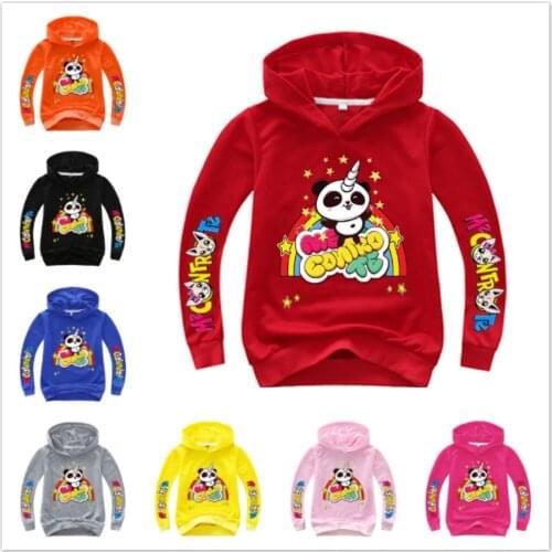 Spring Children Clothing Baby Boy Girl Hoodies Sweatshirt Sport Cartoon Me Contro Te Toddler Tracksuit Kid Long Sleeve T Shirts