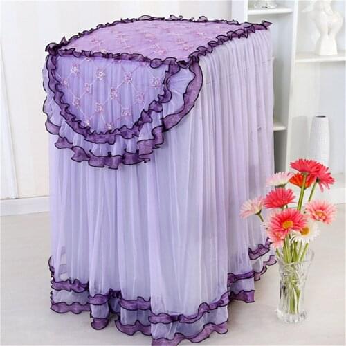 Washing machine protective cover Lace Front opening Dust covers Thick Home decoration Washing Machine Covers