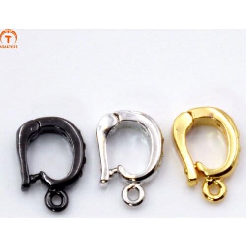 ASA&TESS Enhancer Clasp CZ Micro Pave Clasps Black rose Pave CZ Removable Bail Pave Bail Clasp 7X10mm