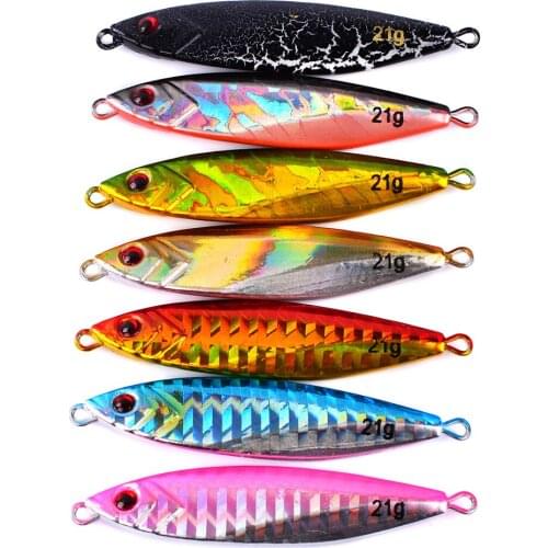 1PC Metal Fishing Lures 14g/22g/ 30g Lead Fishing Bait Metal Jigging Fishing Lure Artificial Hard Bait Fishing Tackle