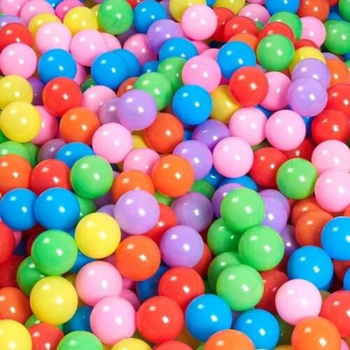 10PCS Quality Secure Baby Kid Pit Toy Swim Fun Colorful Soft Plastic Ocean Ball 7CM