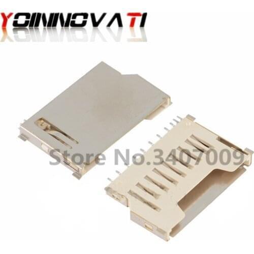 10PCS/lot MMC / SD Booth Memory SD Card Socket Connector Set Short Type 11P