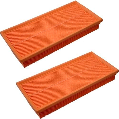 2Pcs New Car Orange Engine Air Filter Cleaner LR011593 Accessories Fit for Land Rover Range Rover Sport Discovery LR4
