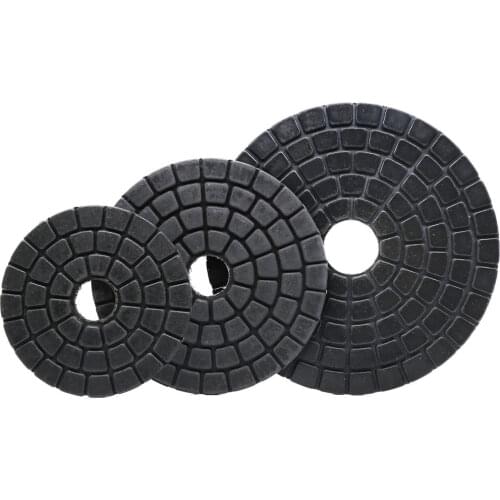 3/4/5 Inch Black Buff Diamond Pads Polishing Disc Premium Buffing Wheel Wet Use For Granite Marble Stone Abrasive Tools