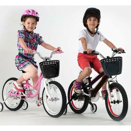 Children Bicycle Basket Plastic Storage Rack Scooter Front Item Hollow Storage Baskets Bicycle Shopping Accessories