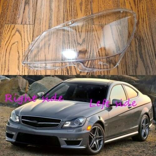 For Benz C-Class W204 2011 2012 2013 2014 Car Headlight cover Headlamp Lens Auto Shell Cover