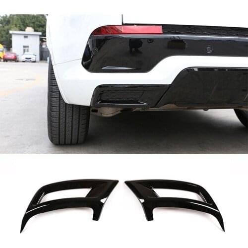 For Land Rover Discovery Sport 2020 Car styling ABS Black Exhaust Tail Pipe Trim Cover Stickers Decoration Car Accessories