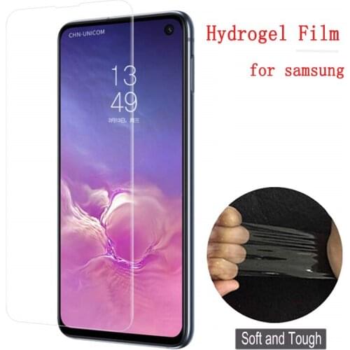 Hydrogel Film For Samsung Galaxy A40 A51 A70 A80 S7 S8 S9 S10 S8 S9 plus Full Cover For Galaxy S9 S21 S10 S20 FE Ultra Not Glass