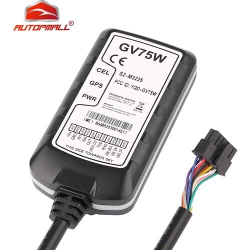 3G GPS Tracker Vehicle GPS Tracker Car GV75W Real-time Tracking Geo-fence Over-Speed ACC Alarm GPS Locator Long Time Standby