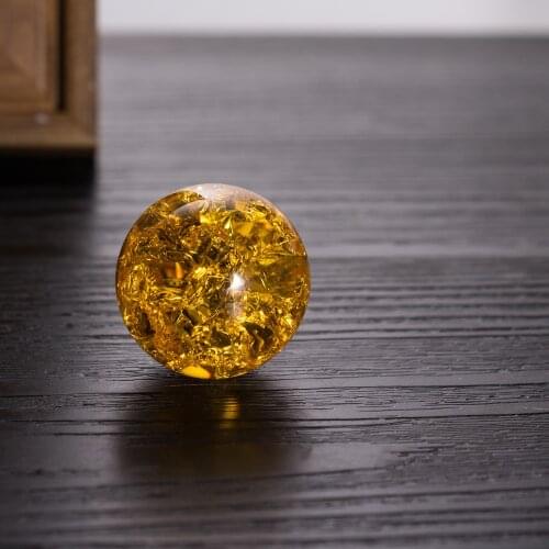 30MM/40MM Crystal Feng Shui Ball Lucky Water Fountain Bonsai Ball Ice Cracking Ball Decoration Home Ornaments Modern
