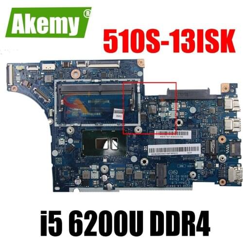 LA-D441P motherboard is suitable for Lenovo 510S-13ISK notebook motherboard CPU i5 6200U DDR4 100% test work