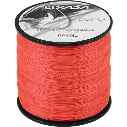 Lixada 500m Braided Fishing Line 4 Strands Multifilament PE Fishing Wire Fishing String for Saltwater Freshwater