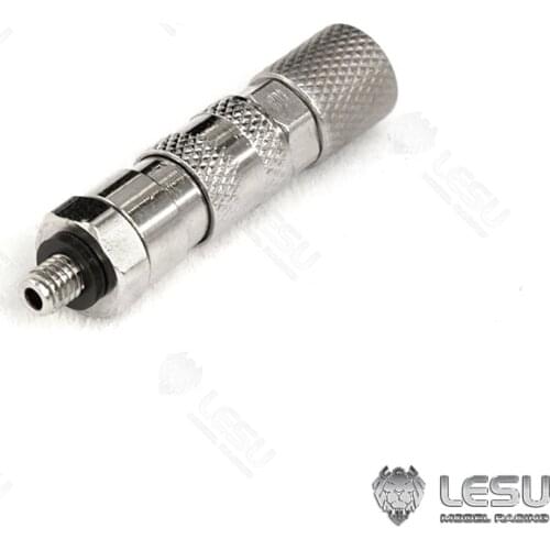 Metal LESU Quick Removed Tubing Pipe Connector for Scale Hydraulic Excavator Forklift Dumper Truck DIY TAMIYA Model
