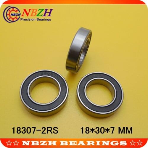 2pcs Bearing 18307 6903/18-2RS 18*30*7 Bicycle bearing Shielded Deep Groove Ball Bearings Single Row ABEC-5 MR18307-2RS
