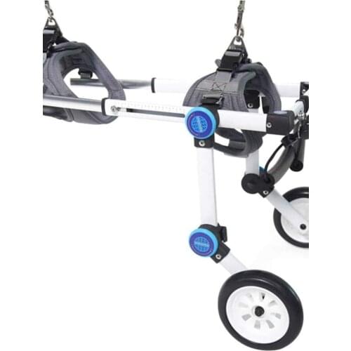 Adjustable Dog Pet Wheelchair, Wheelchair for Back Legs Lightweight 2 Wheels Pet Wheelchair for Back Leg Rehabilitaion L,XL