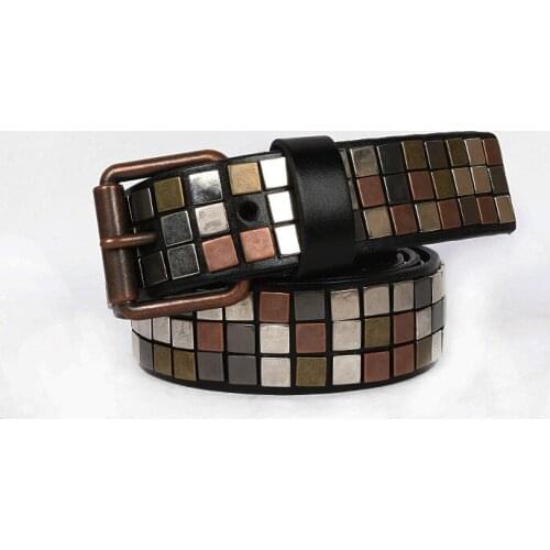 Free Shipping,2018 style fashion,100% Real cowhide buckle belt.brand genuine leather rivet belts,femme punk cool gift