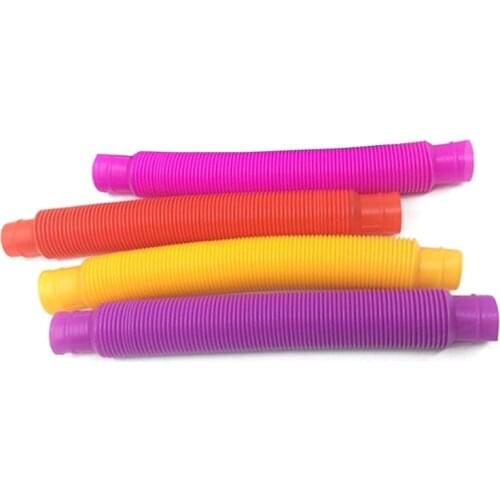 Childrens Sensory Toys, Decompression Toys, Extension Tubes, Random Colors Y4UD