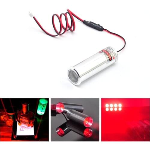 Fat Beam 130mW 650nm Red Dot Laser Diode Module for Laser Show KTV/Bar DJ Thick Beam Room Escape Lights