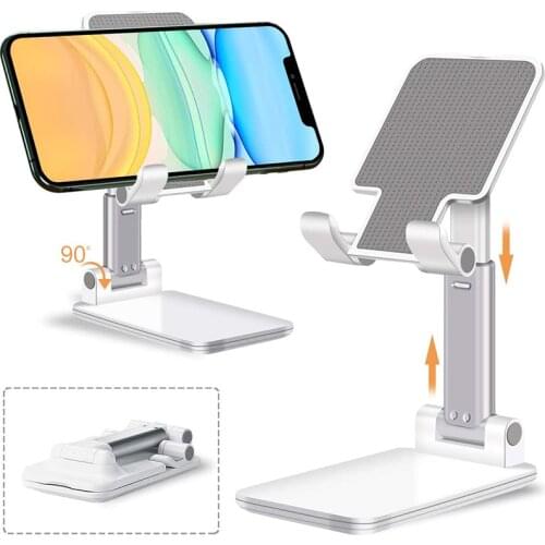 Universal Desk Mobile Phone Holder Stand Desktop Mobile Phone Holder Mount For IPhone IPad Table Cell Foldable Extend Support