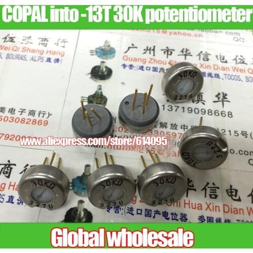 2pcs Japan COPAL into -13T 30K adjustable potentiometer