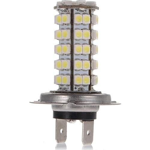 1pcs Xenon White 68 SMD 6000K Auto LED Bulb Head Light Fog Daytime Lamp Vehicle 12V Fog Lights Parking Lamp Bulb
