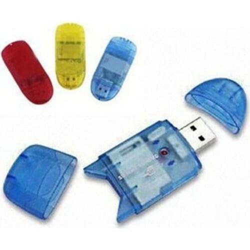 Lot 10pcs All in 1 USB 2.0 SD SDHC MMC RS-MMC Multi Memory Card Reader Adapter Connector