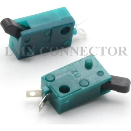 20PCS Fretting Limit Switch KW-128 Game Switch Reset Fretting Detection Button DC30V 0.1A 4P KFC-V-101 Green
