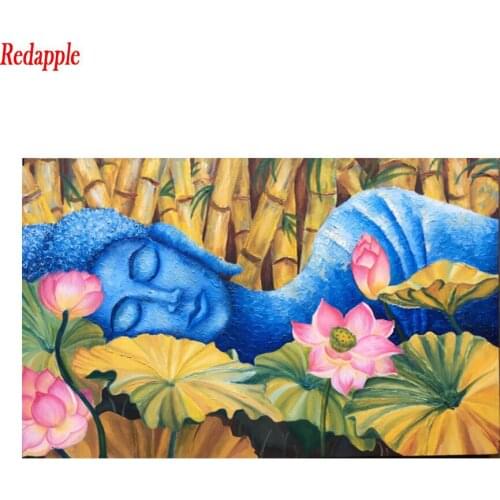 5d diy diamond painting Abstract art, buddha, flower, religion diamond painting cross stitch mosaic embroidery diamond