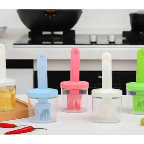 Silicone BBQ Brush Barbecue Cleaning Nylon Brush Baking Bread Cooking Oil Cream Tools Multipurpose Kitchen Utensil Tool