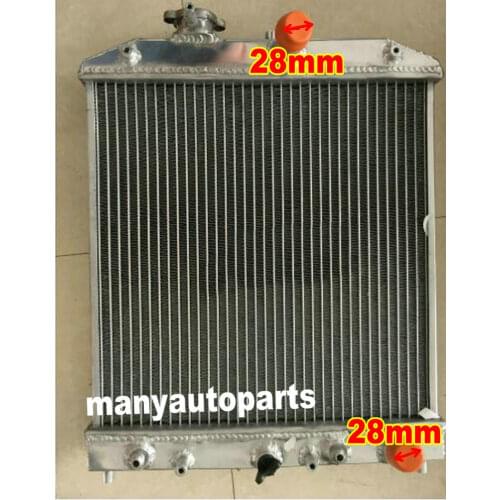 Aluminum Radiator for Honda Civic Del Sol CRX EK EG Acura Integra 1.5L 1.6L AT/MT 1991-2001 28mm pipe CX DX LX VX S HX Coupe
