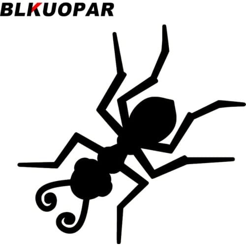 BLKUOPAR for Cartoon Ant Silhouette Car Stickers Fashionable Decals Bumper Car Assessoires Campervan Snowboard Scratch-Proof