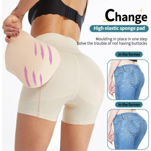 Waist trainer butt lifter Slimming Belt Body shapewear women tummy shaper butt hip pads Lifting Buttock Slimming Sheath