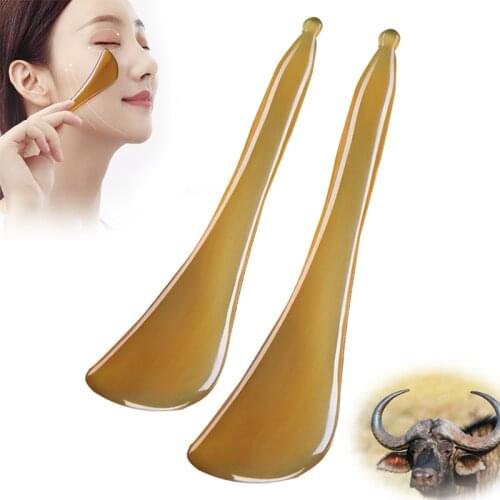 New Eye Scraping Massage Scraper Board Resin Acupoint Face Eye Care SPA Massage Face Massager Natural Boutique Horn Beauty Pen